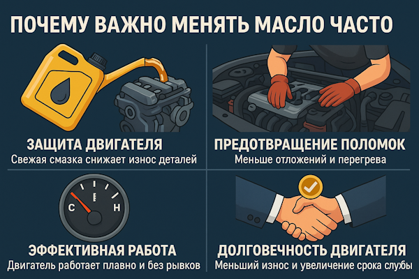 Почему замена масла в автомобиле так важна?
